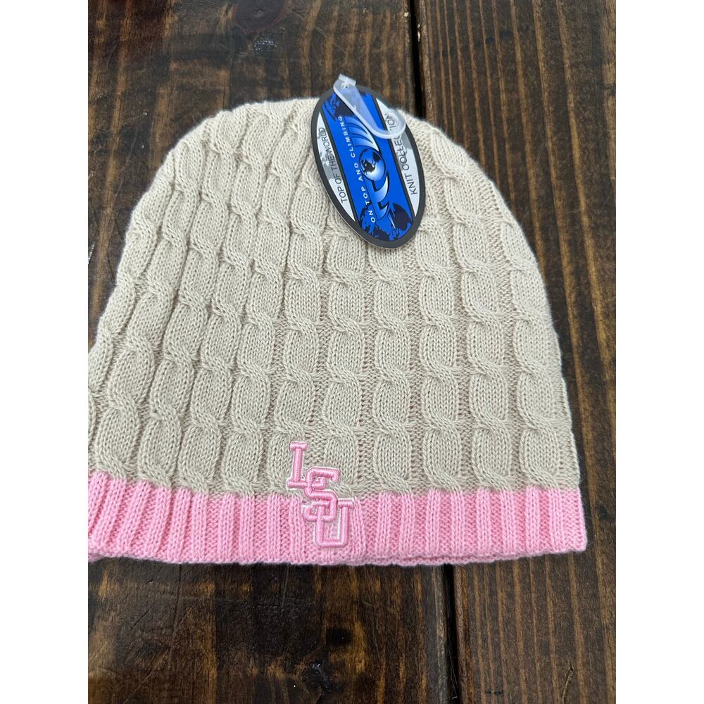 LSU Tigers girl beani NWT